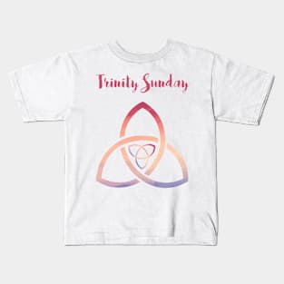 Trinity Sunday Red Symbol Kids T-Shirt